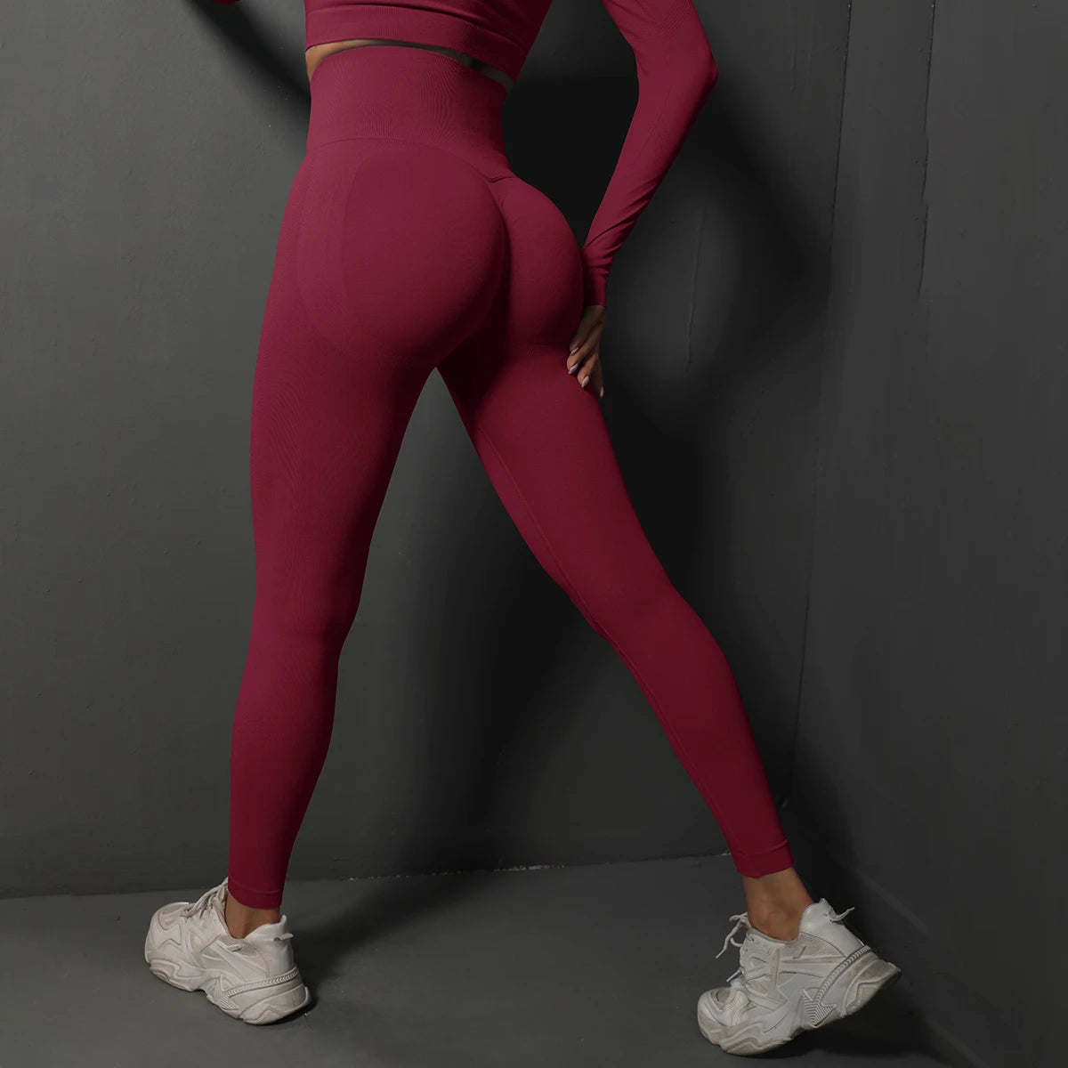 Leggings de gym sans couture Femmes Pantalons de yoga Sexy Taille haute Butin Lifting Leggings Pantalons Femmes Vêtements de sport Vêtements de fitness
