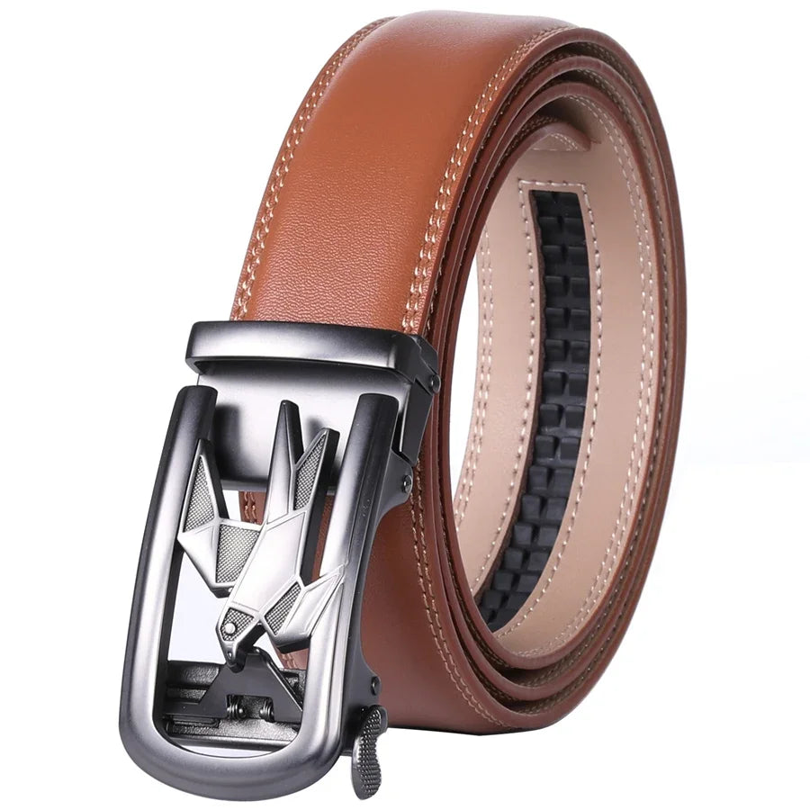 Ceinture de haute qualité en cuir et à boucle automatique