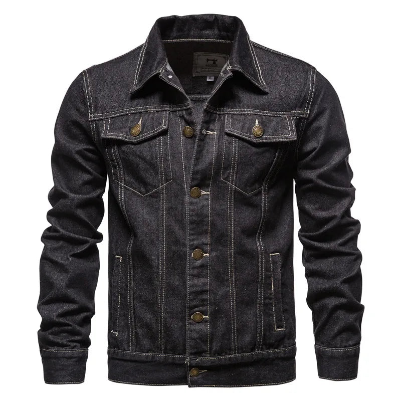 Jeans Jackets Hommes Slim