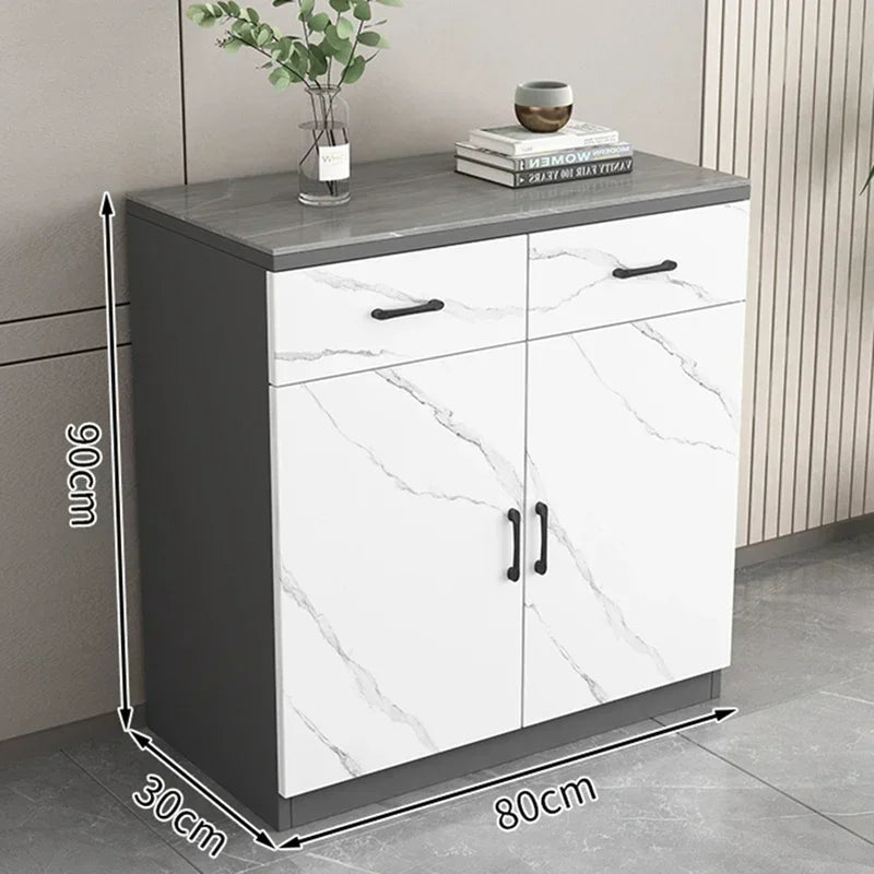 Meuble de cuisine complet en draps blancs, design de rangement blanc, armoire de cuisine nordique en bois, étagères complètes de luxe, meuble de cuisine