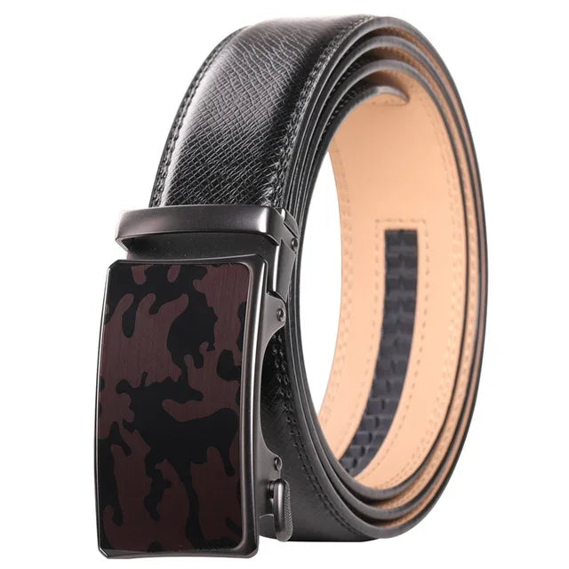 Ceinture de haute qualité en cuir et à boucle automatique