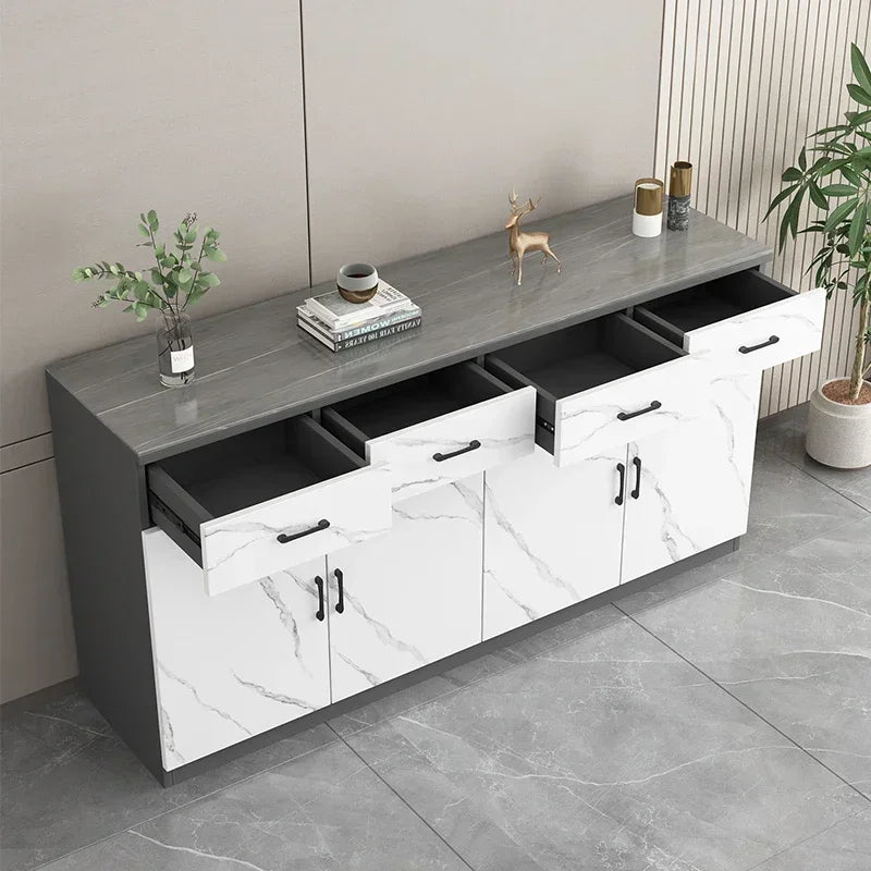 Meuble de cuisine complet en draps blancs, design de rangement blanc, armoire de cuisine nordique en bois, étagères complètes de luxe, meuble de cuisine