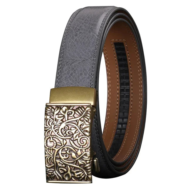 Ceinture de haute qualité en cuir et à boucle automatique