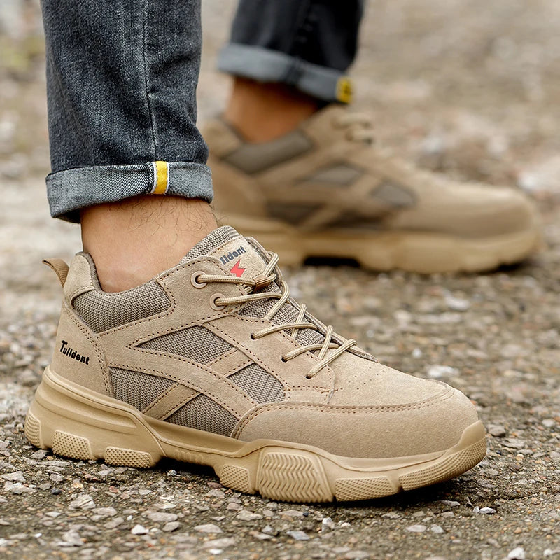 Chaussures de sécurité isolantes 10 kV pour hommes, anti-écrasement, respirantes, pour électricien, soudeur, bottes de travail anti-perforation