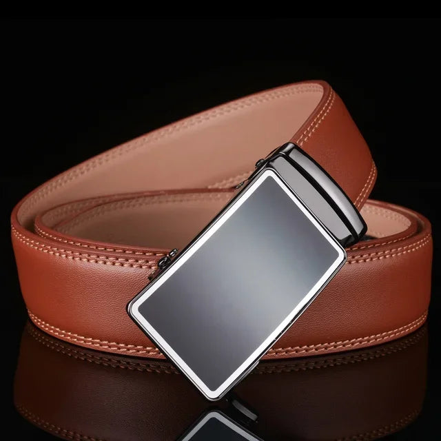 Ceinture de haute qualité en cuir et à boucle automatique