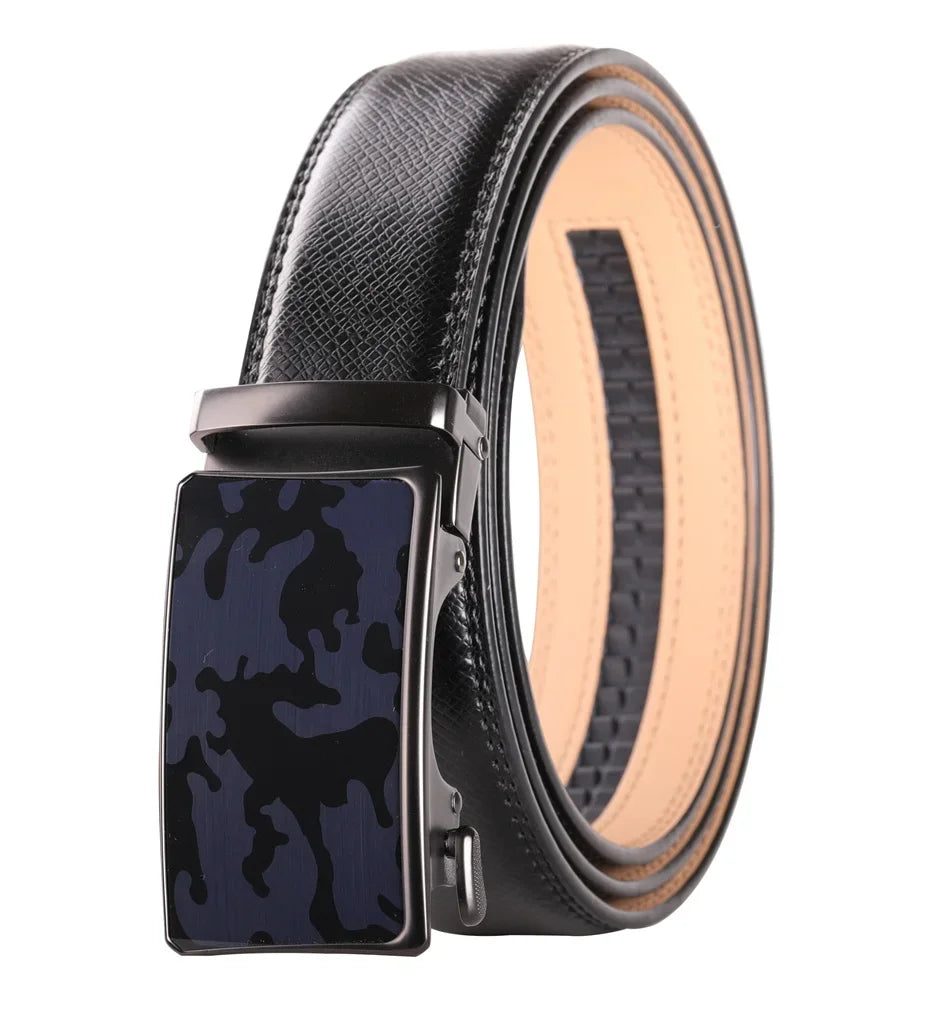 Ceinture de haute qualité en cuir et à boucle automatique