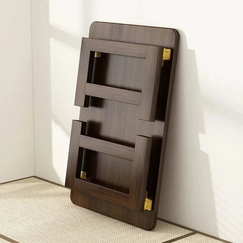 Tables pliantes en bois baie vitrée Balcon Table basse 60/70CM