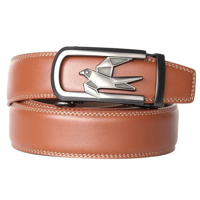 Ceinture de haute qualité en cuir et à boucle automatique