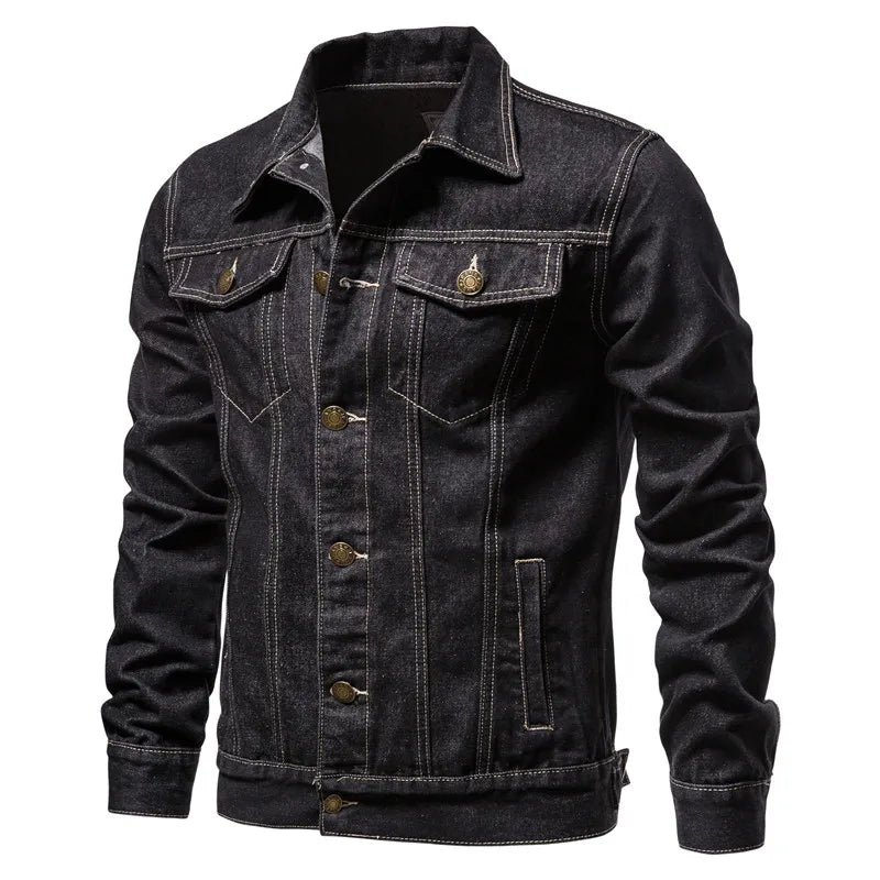 Jeans Jackets Hommes Slim