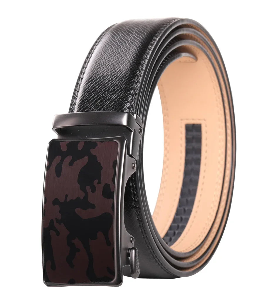 Ceinture de haute qualité en cuir et à boucle automatique