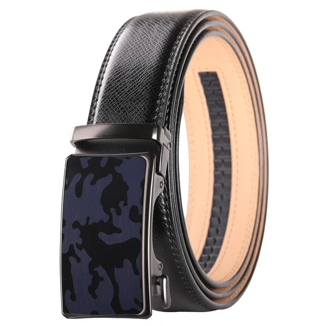 Ceinture de haute qualité en cuir et à boucle automatique