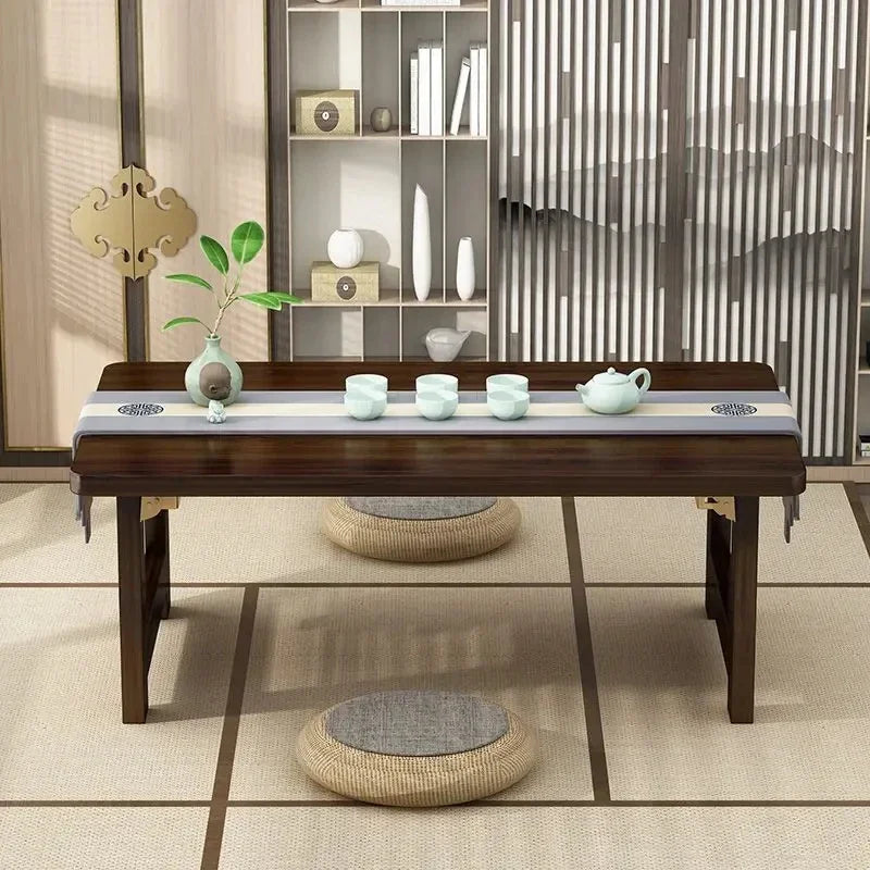 Tables pliantes en bois baie vitrée Balcon Table basse 60/70CM